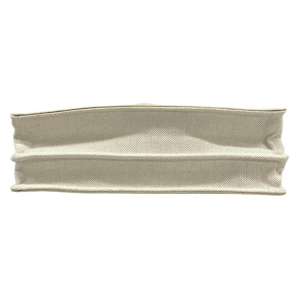 Balenciaga Navy Pochette Shoulder Bag 339937 Yellow Cream Canvas Leather - Picture 5 of 15